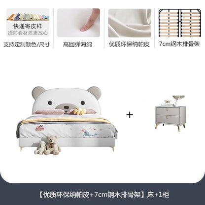 Luxury Beauty Bed Bedroom Double Headboards Modern Design