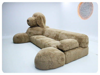 Teddy Dog Animal Sofa Plush Creative Apartment Size