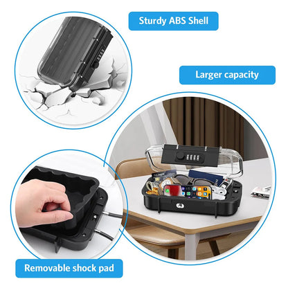 Portable Safe Box Travel Safe Box Security Lockbox