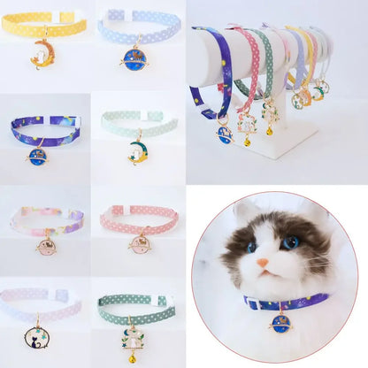 Cute Cat Collar Pet – Adjustable Soft Neck Accessory for Stylish Cats
