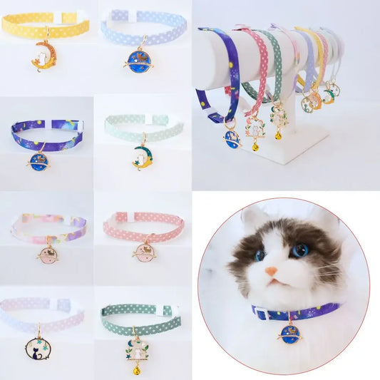 Cute Cat Collar Pet – Adjustable Soft Neck Accessory for Stylish Cats