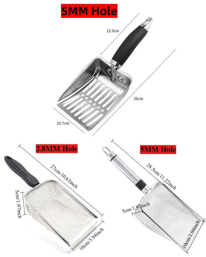 Litter Scoop for Pets – Heavy-Duty & Rust-Resistant Cat Litter Cleaner