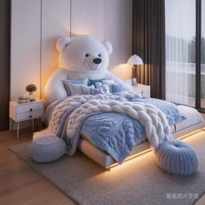 Cute Plush Bear Bed for Cozy and Fun Kids’ Sleeping Spaces - Bulk