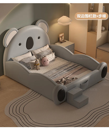 Modern Kids Double Bed Luxury Girls Boys Queen Frame