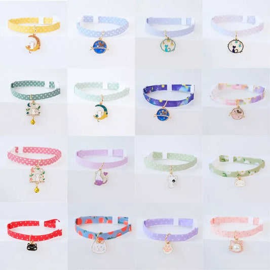 Cute Cat Collar Pet – Adjustable Soft Neck Accessory for Stylish Cats