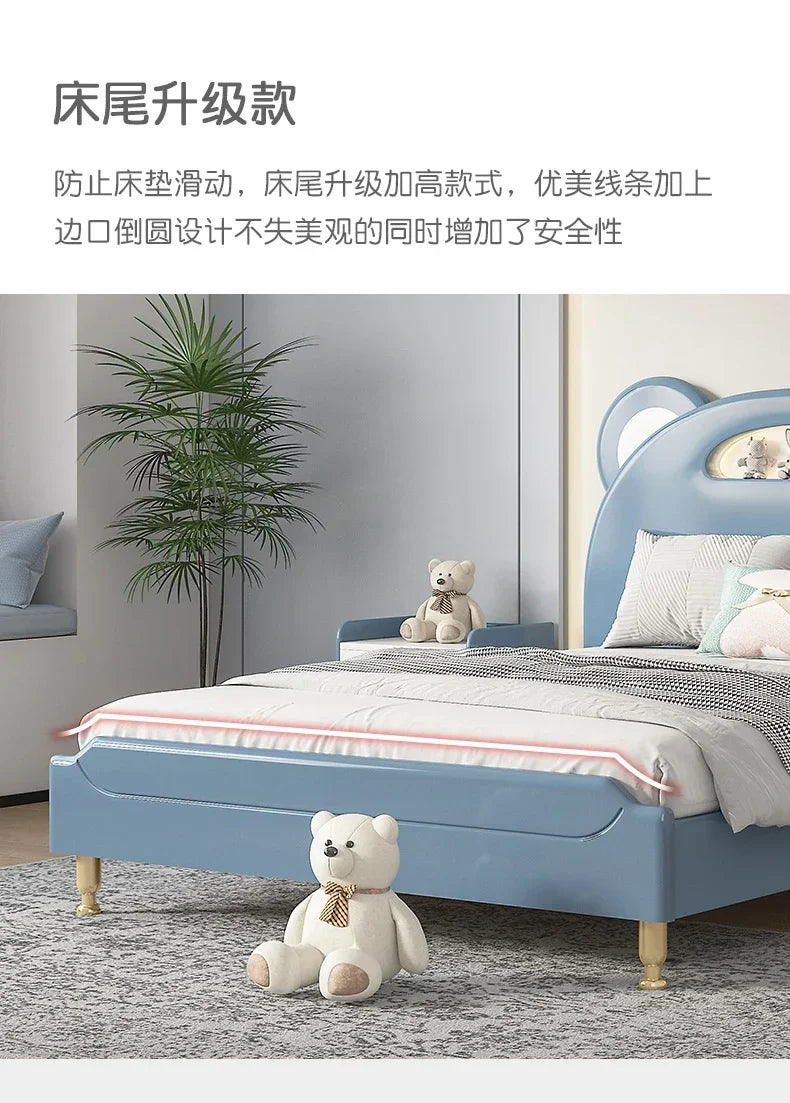 Children's Furniture Children's Bed Boys Single Bed Modern Wood