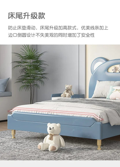 Children's Furniture Children's Bed Boys Single Bed Modern Wood