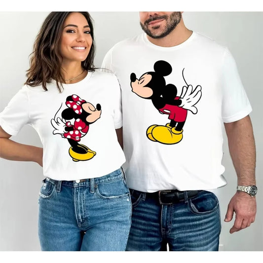 Mickey and Minnie Couple T-shirt: Iconic Disney Love Apparel for Two