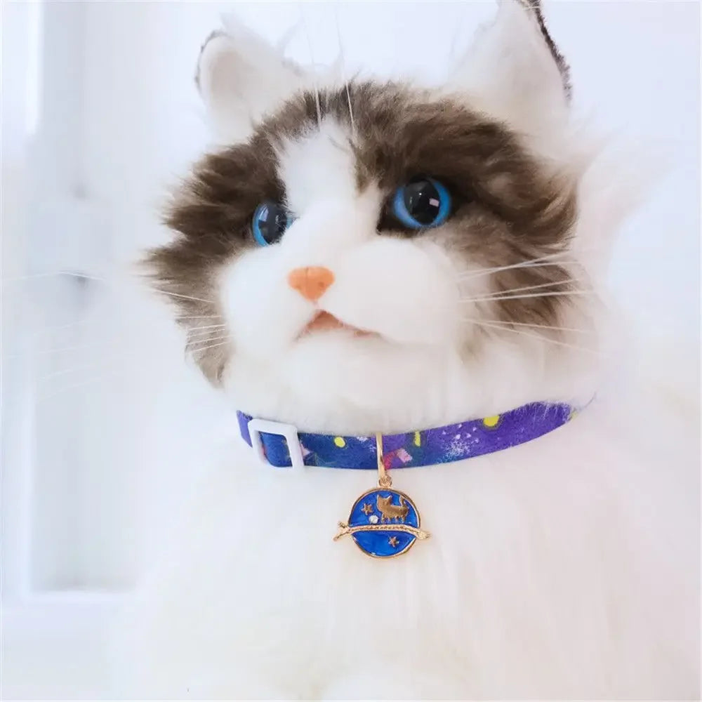 Cute Cat Collar Pet – Adjustable Soft Neck Accessory for Stylish Cats