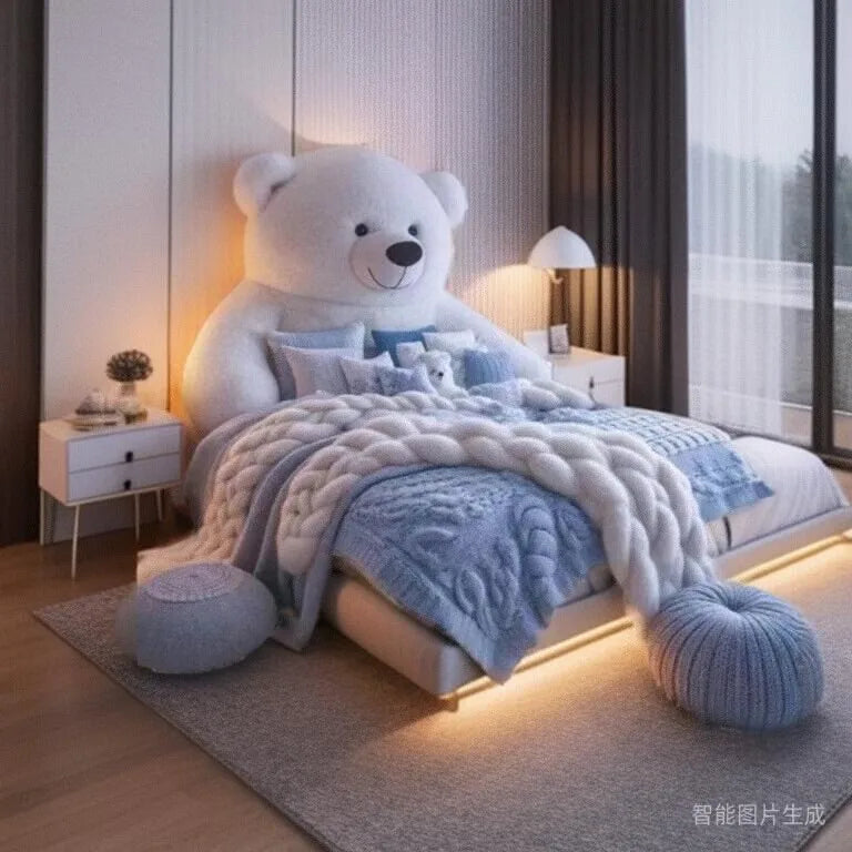 Cute Plush Bear Bed for Cozy and Fun Kids’ Sleeping Spaces - Bulk