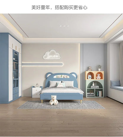 Children's Furniture Children's Bed Boys Single Bed Modern Wood