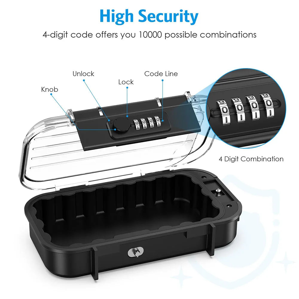 Portable Safe Box Travel Safe Box Security Lockbox