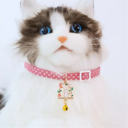 Cute Cat Collar Pet – Adjustable Soft Neck Accessory for Stylish Cats