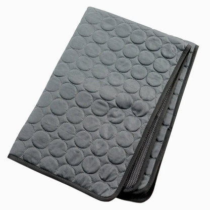Pet Ice Silk Cooling Mat for Summer Comfort