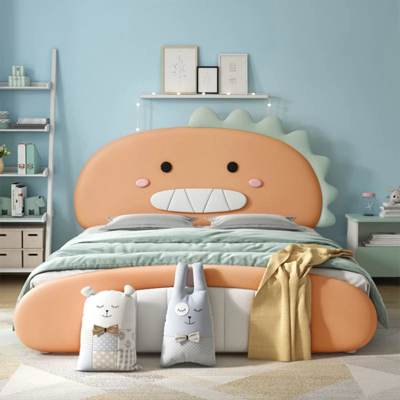 Cute Unique Modern Children's Bed Animal Shape House Light Luxury