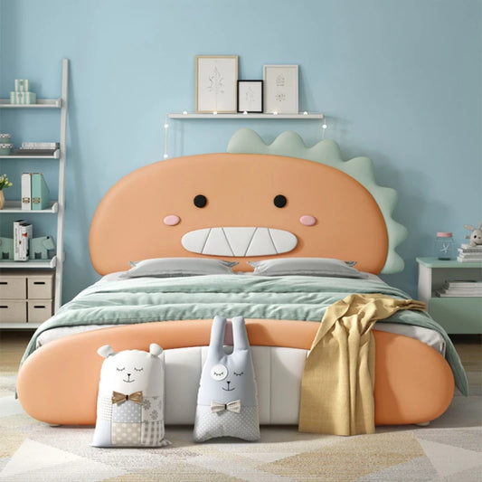 Cute Unique Modern Children's Bed Animal Shape House Light Luxury