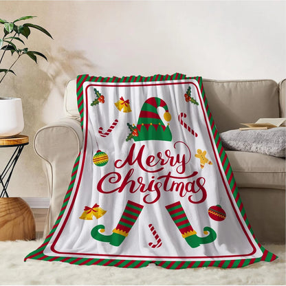 Christmas Throw Blanket for Couch, Bed, or Gifting