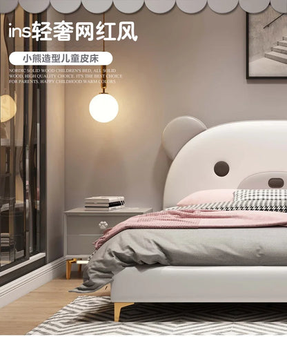 Luxury Beauty Bed Bedroom Double Headboards Modern Design