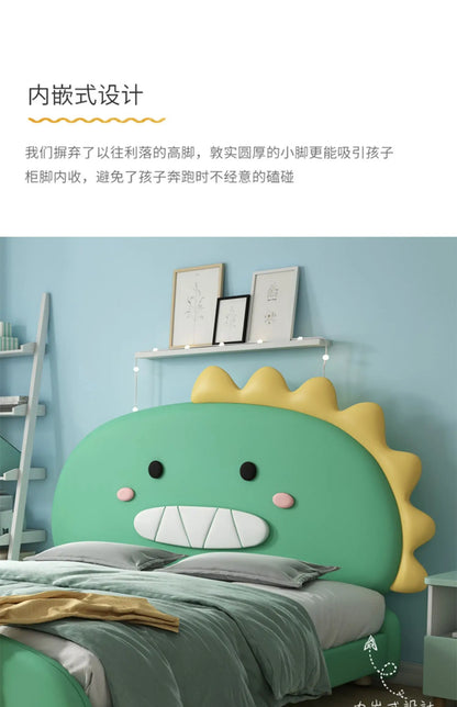 Cute Unique Modern Children's Bed Animal Shape House Light Luxury