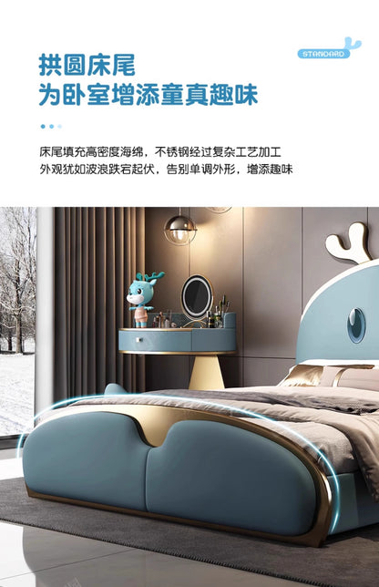 Sex Queen Bed Frames With Headboard Bedroom Furniture (180X200cm)