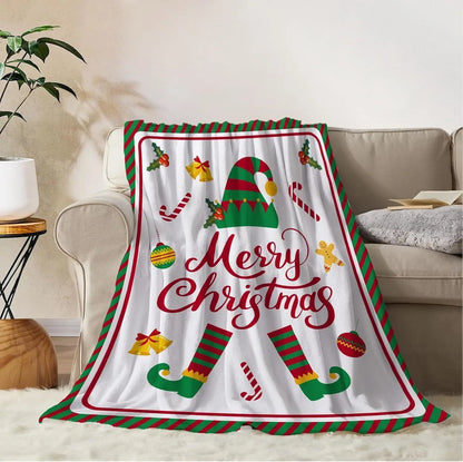 Christmas Throw Blanket for Couch, Bed, or Gifting