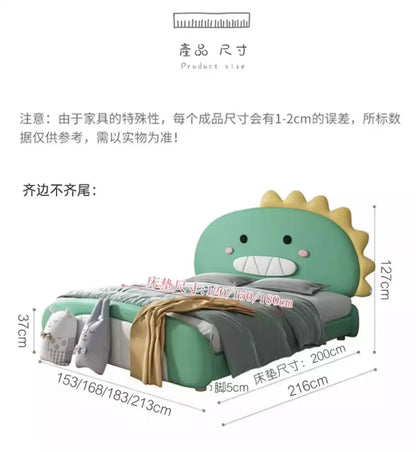 Cute Unique Modern Children's Bed Animal Shape House Light Luxury