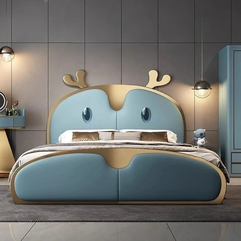 Sex Queen Bed Frames With Headboard Bedroom Furniture (180X200cm)