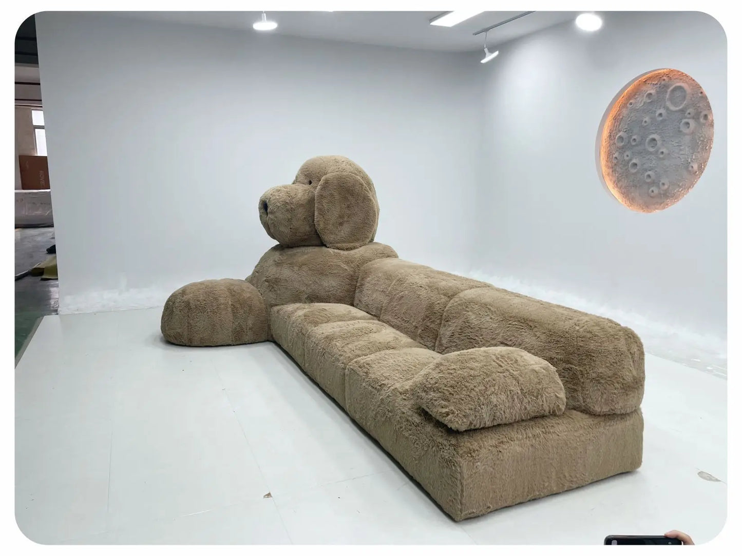 Teddy Dog Animal Sofa Plush Creative Apartment Size