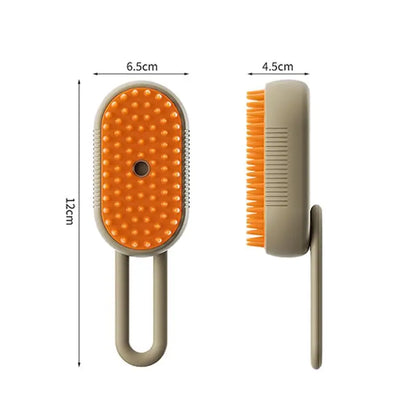 Steamer Brush for Pets – Deep Cleaning Grooming Tool for Healthy Coats