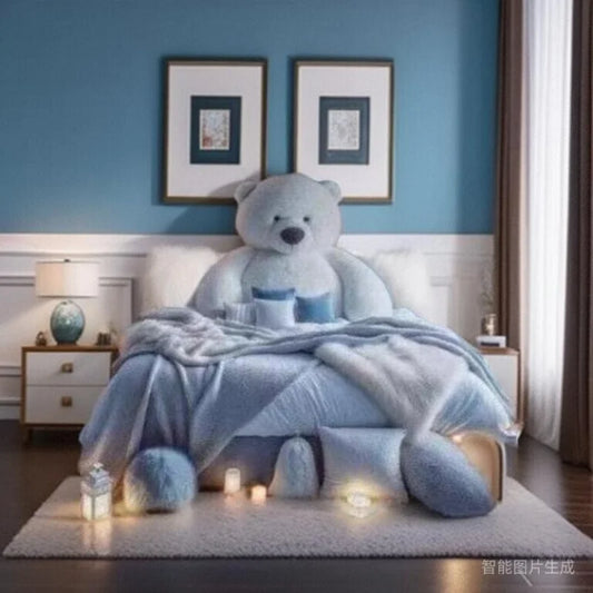 Cute Plush Bear Bed for Cozy and Fun Kids’ Sleeping Spaces - Bulk