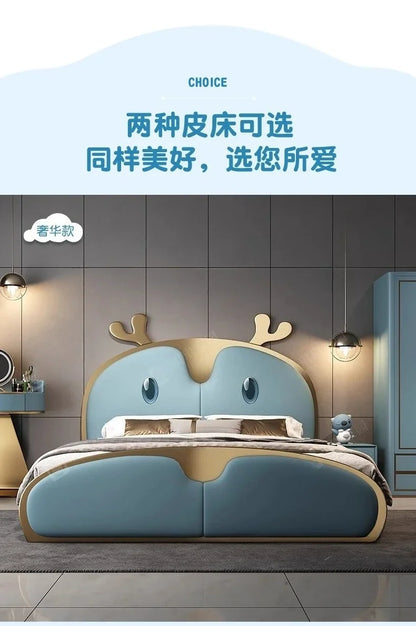 Sex Queen Bed Frames With Headboard Bedroom Furniture (180X200cm)