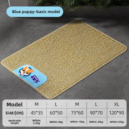 Pet Ice Silk Mat – Cooling Comfort for Dogs and Cats in Hot Weather