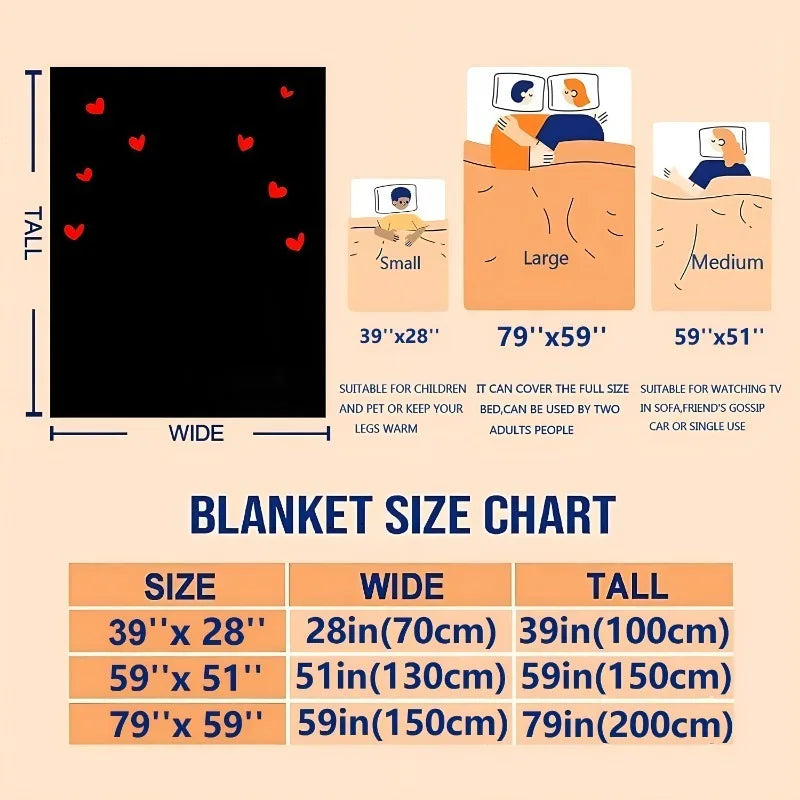 Halloween Throw Blanket with Spooky Seasonal Design – Soft & Warm Fleece