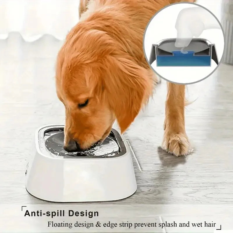 Spill-Proof Pet Water Bowl – No-Mess Drinking Solution for Dogs & Cats