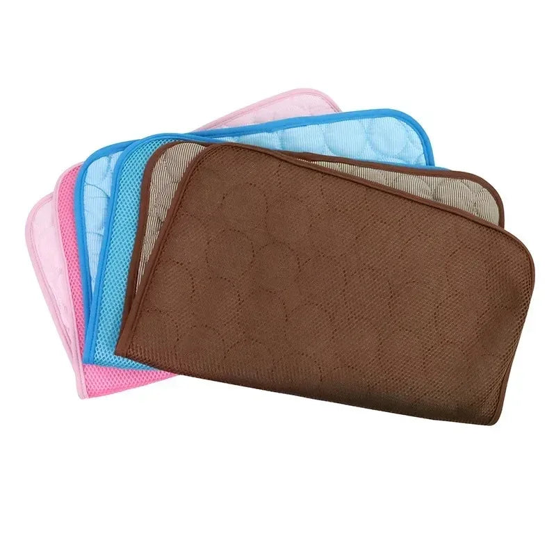 Pet Ice Silk Cooling Mat for Summer Comfort
