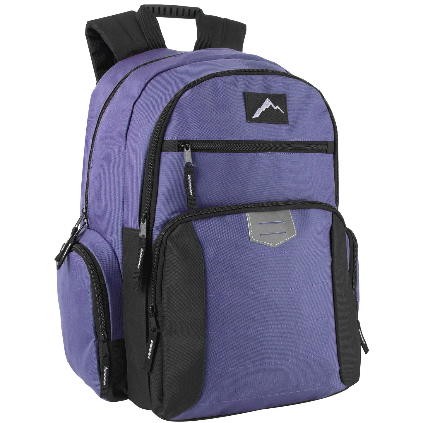 18-Inch Reflective Multi Pocket Backpack with Laptop Section - 3 Girl Colors