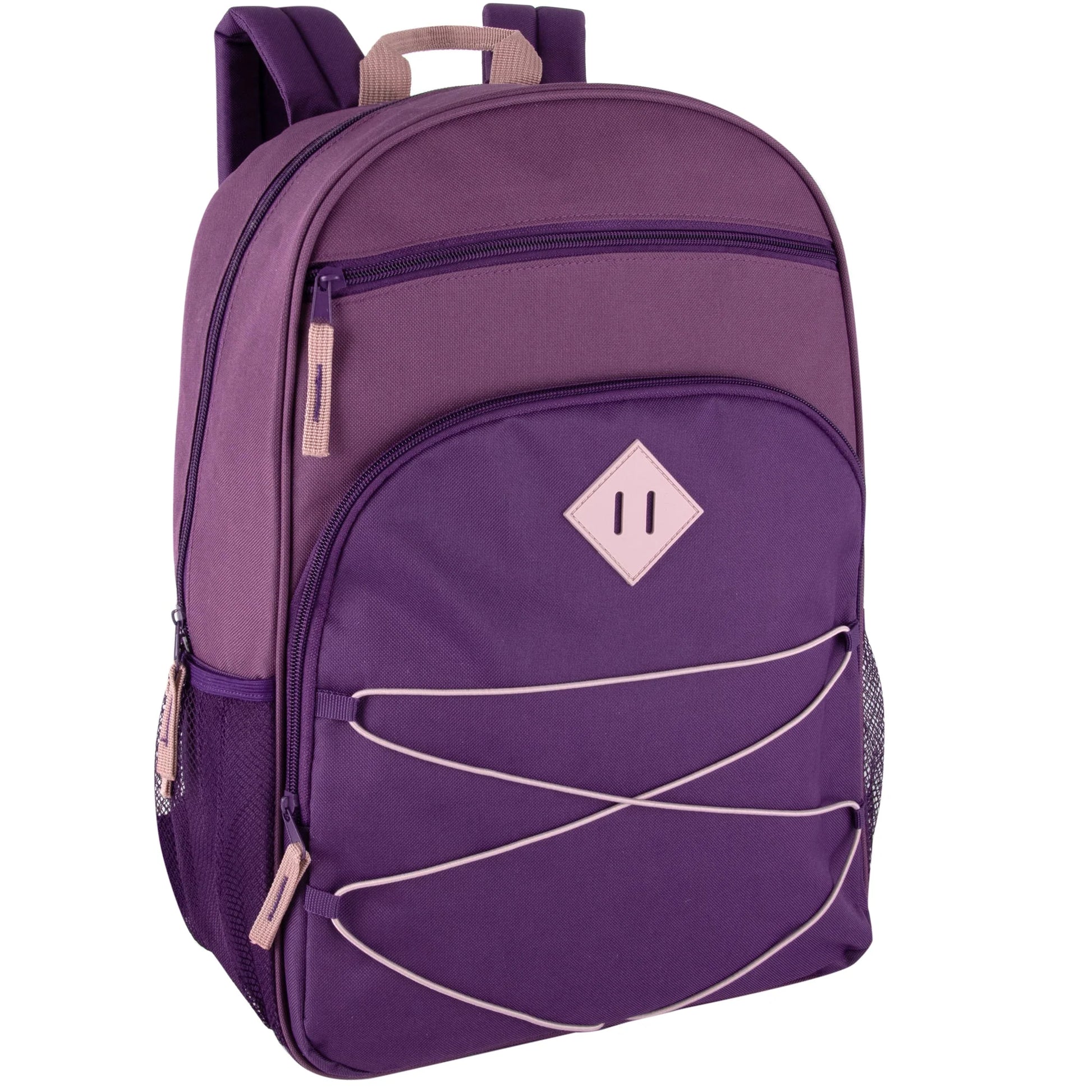 17-Inch Multi Pocket Bungee Backpack - 3 Girl Colors