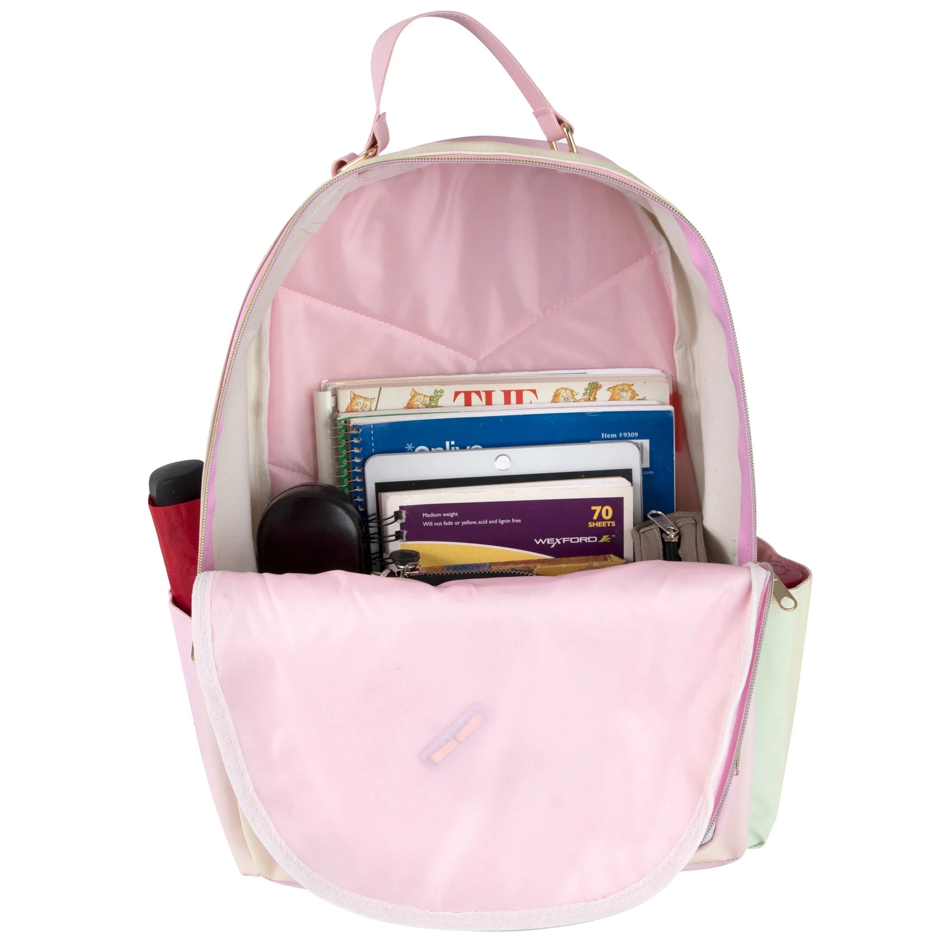17-Inch Printed Vinyl Backpack
