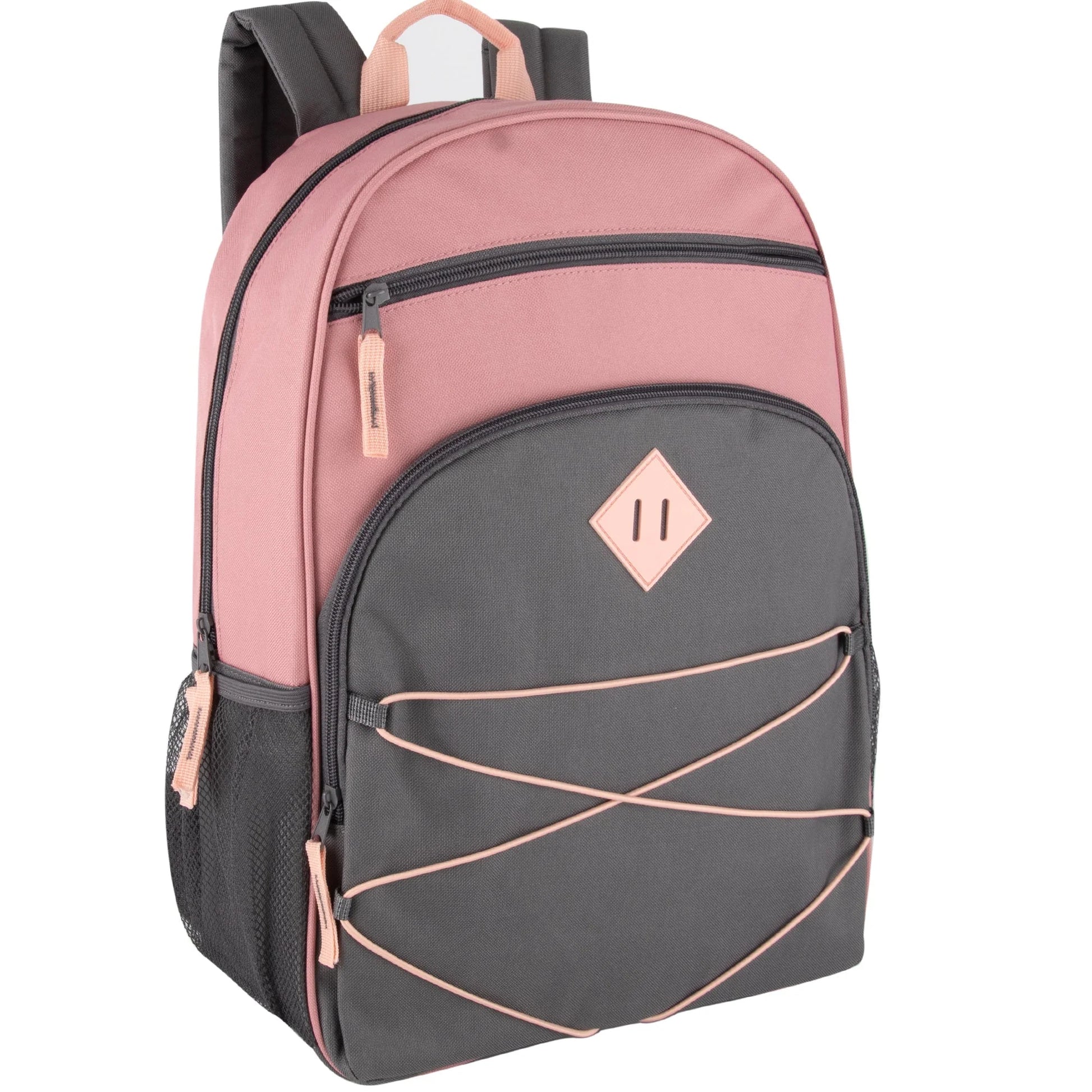 17-Inch Multi Pocket Bungee Backpack - 3 Girl Colors