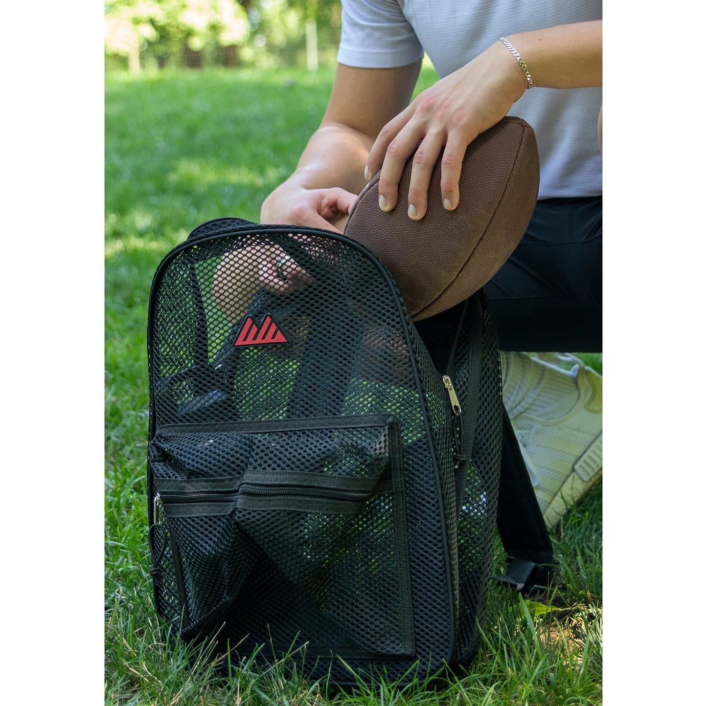 17-Inch Premium Mesh Backpack - 3 Colors