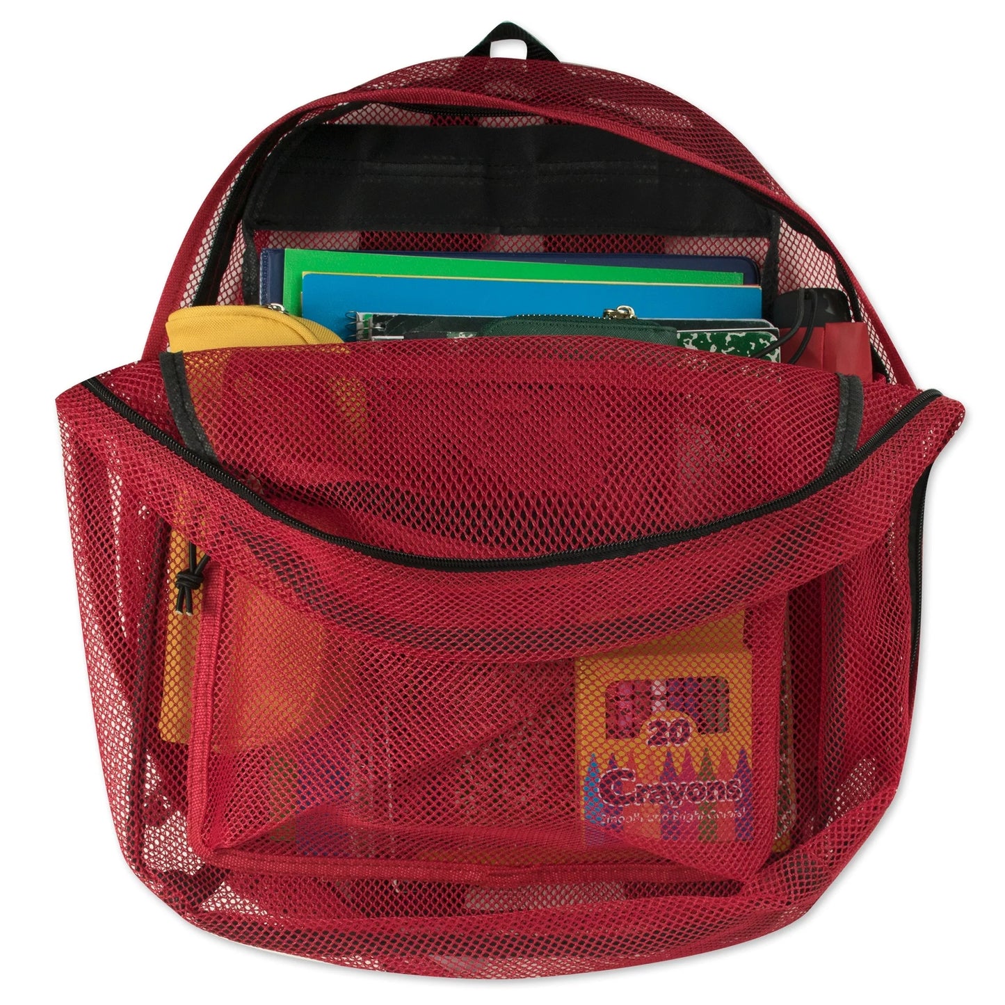 17 Inch Premium Mesh Backpack - 5 Colors