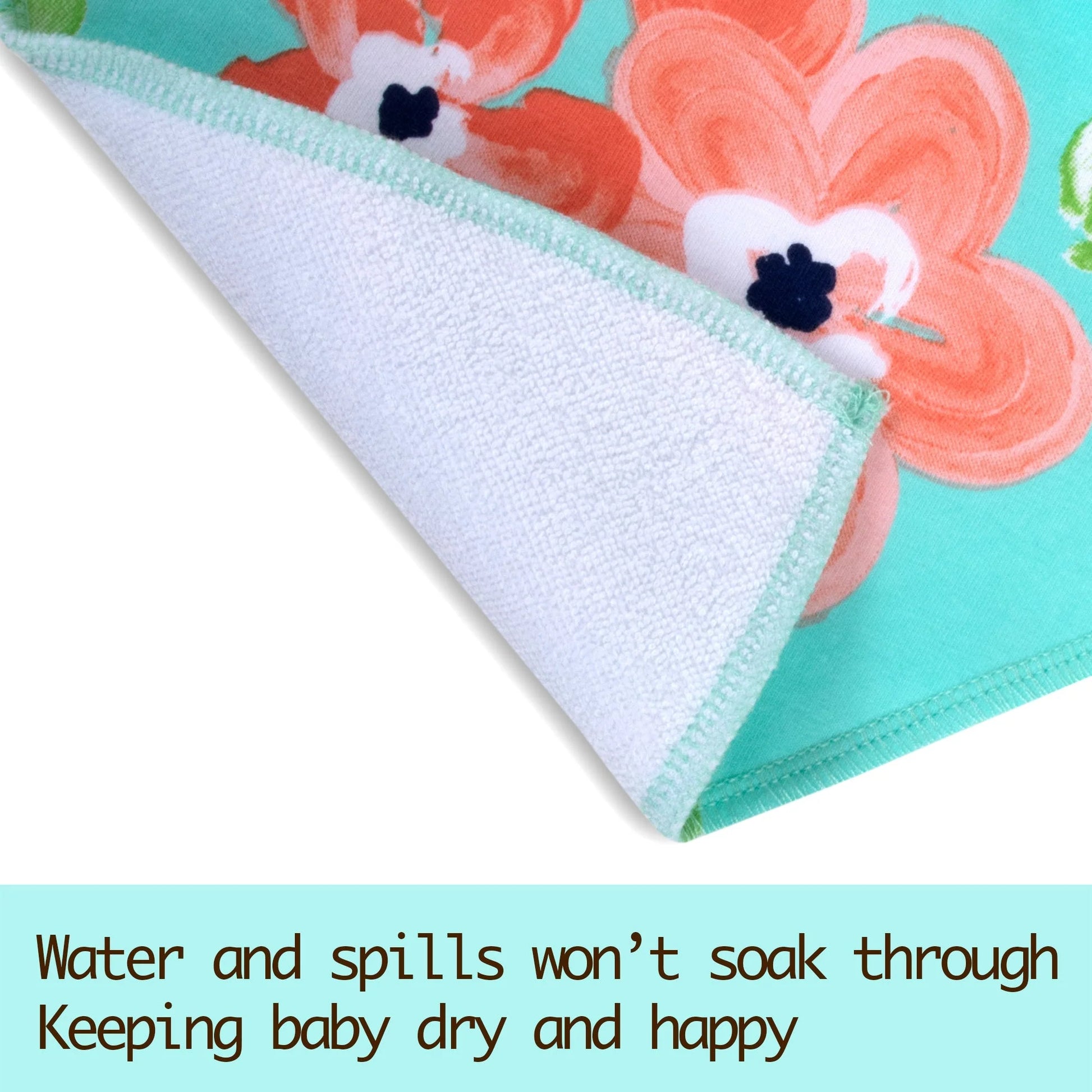 10-Pack Baby Bandana Bibs - Girls
