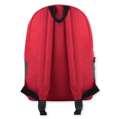 17-Inch Double Front Zippered Pocket Backpack
