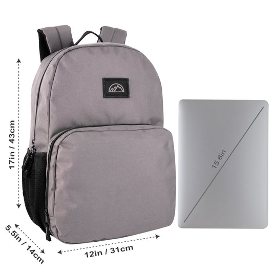 17-Inch Mountain Edge Dome Backpack with Laptop Sleeve - 2 Yr Warranty
