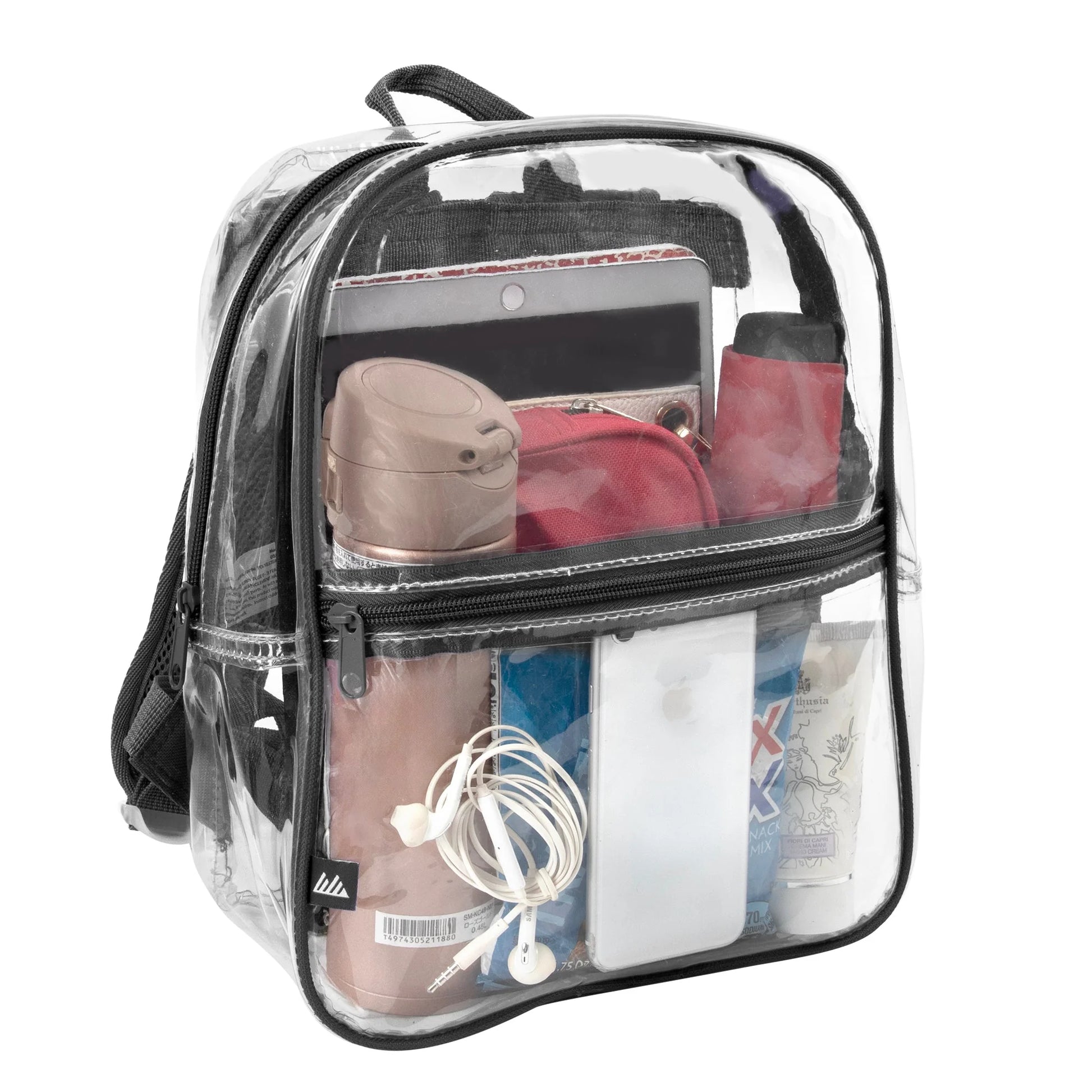12-Inch Clear Mini Backpack