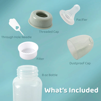 Baby Bottle 8 Oz. - Assorted Colors