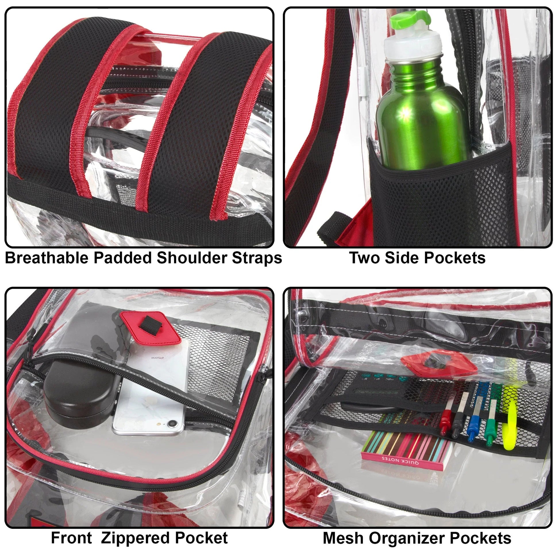 18-Inch Summit Ridge Clear Backpack