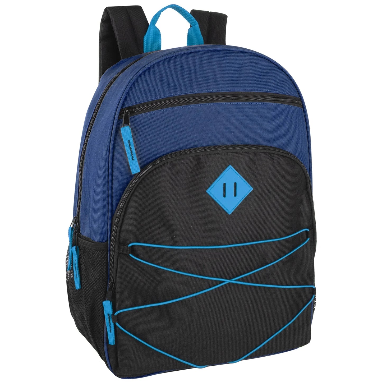 17-Inch Multi Pocket Bungee Backpack - 5 Colors