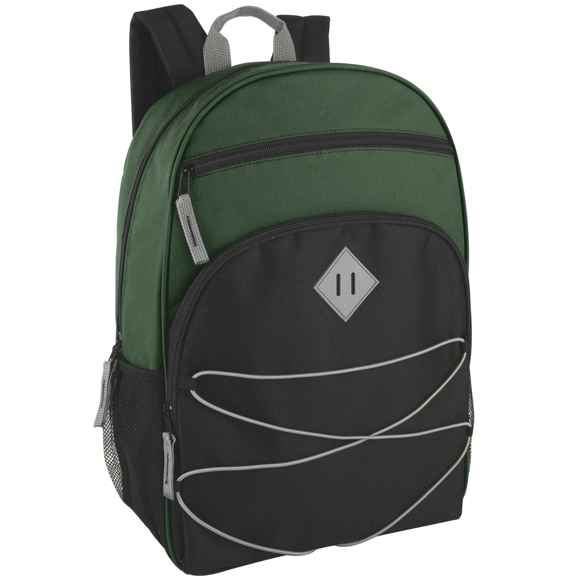 17-Inch Multi Pocket Bungee Backpack - 5 Colors