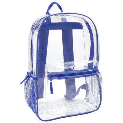 17 Inch Classic Clear Backpack - 5 Colors